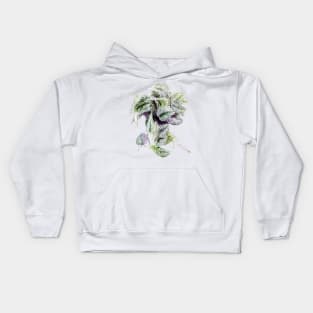 Satin Pothos Watercolor Kids Hoodie